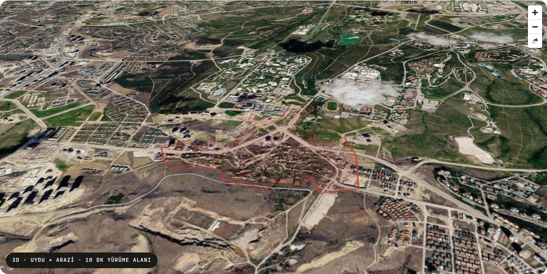 REEN — Türkiye gayrimenkul istihbarat motoru, 3D harita